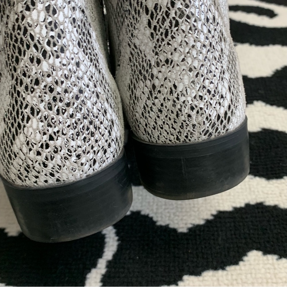 Topshop Klaus Python Snake Print Booties Size 40 - image 8